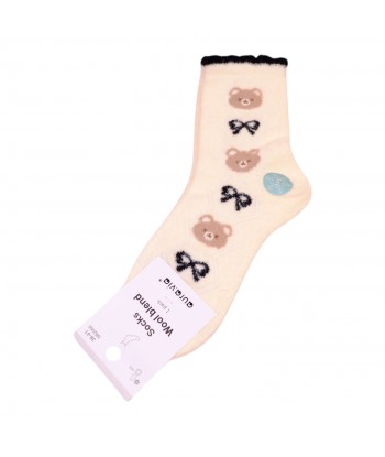 Women’s Alpaca Bear Socks –...